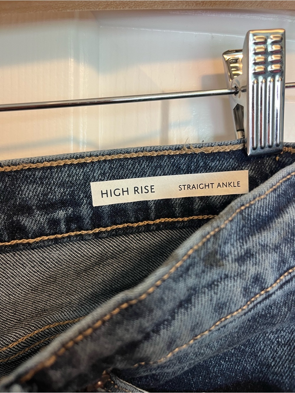 NWT Code Bleu Petite Size Stretch Denim Straight Leg High Rise Jeans - Picture 8 of 8